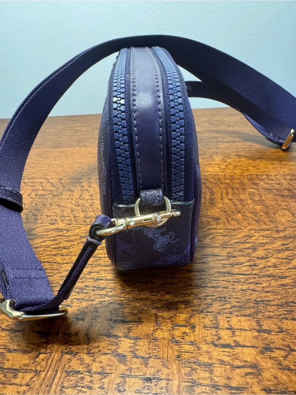 Coach Camera Crossbody Bag w/Horse & Carriage